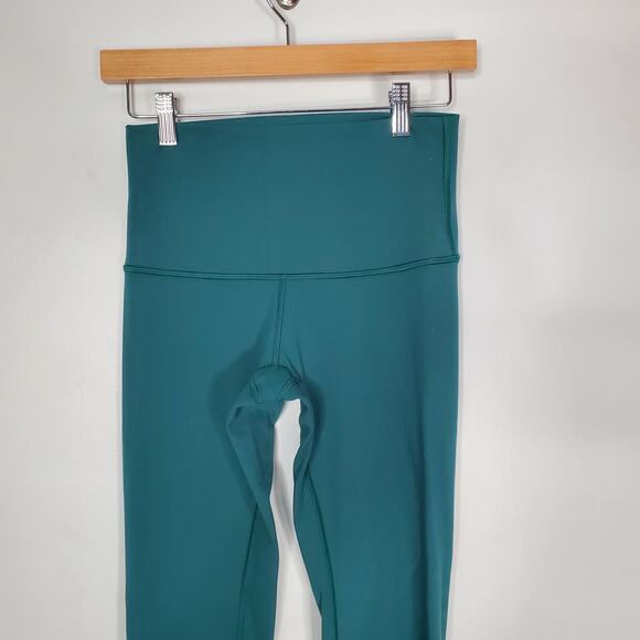 Lululemon Align Pant Legging Desert Teal Green Stretch 31" High Rise Yoga Size 6 - Picture 5 of 10